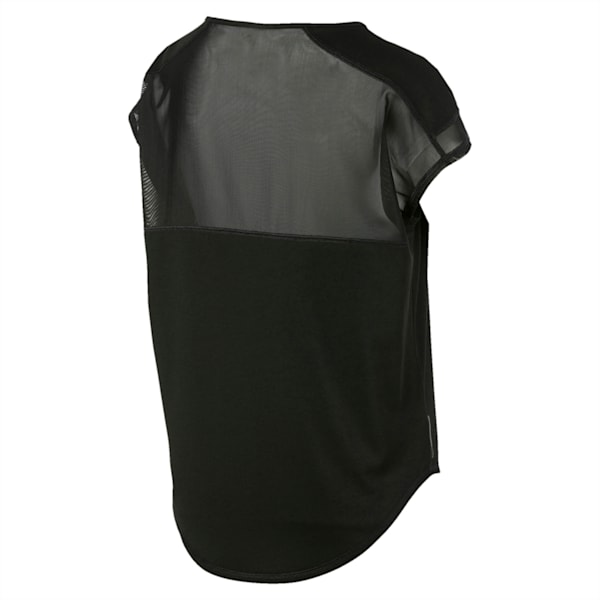 Studio Mesh Cat dryCELL Training T-Shirt, Puma Black-Yellow Alert, extralarge-IND