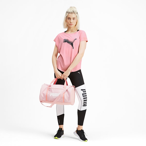 Studio Women's Mesh Cat Tee, Bridal Rose, extralarge