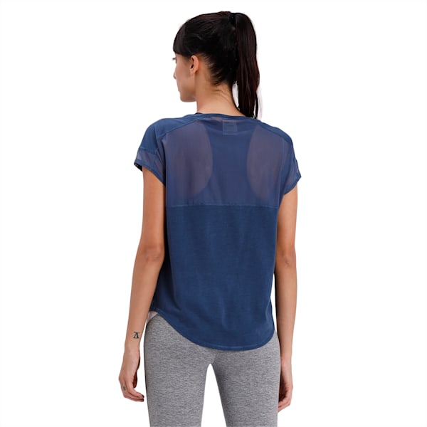 Studio Mesh Cat dryCELL Training T-Shirt, Dark Denim, extralarge-IND