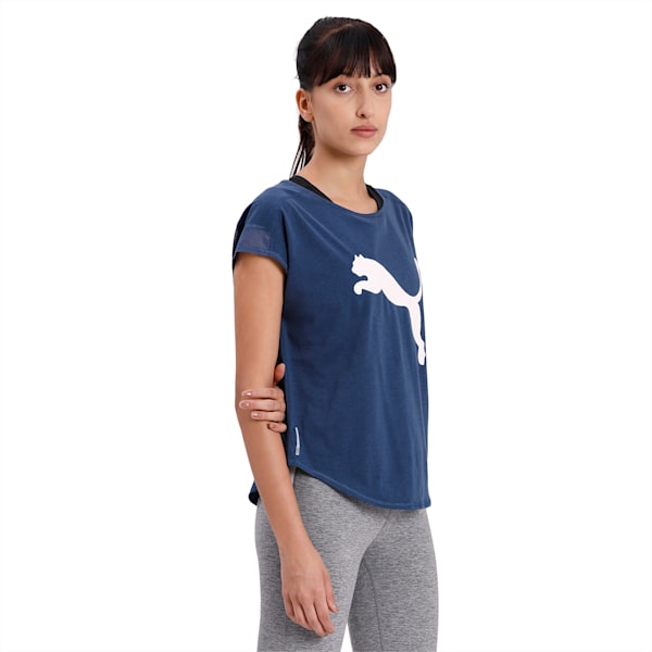 Studio Mesh Cat dryCELL Training T-Shirt, Dark Denim, extralarge-IND