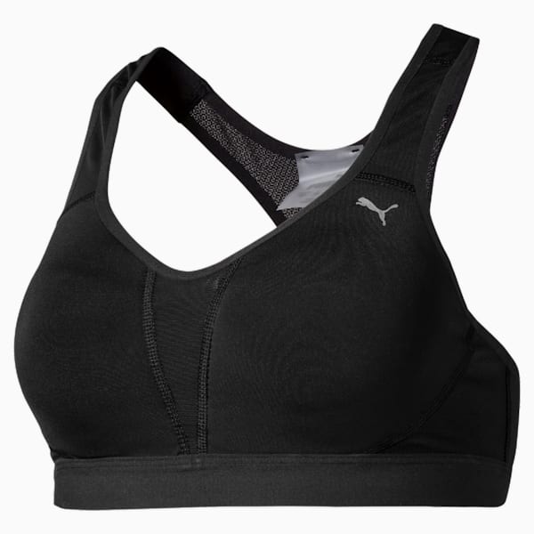 Get Fast Women's High Impact Bra, Puma Black, extralarge