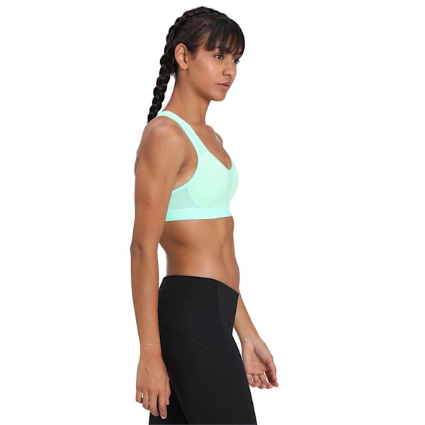 Get Fast Women's Training Bra, Green Glimmer, extralarge-IND