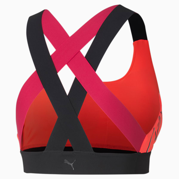 Feel It Women's Mid Impact Bra, Ignite Pink-BRIGHT ROSE, extralarge