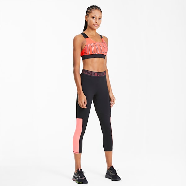 Feel It Women's Mid Impact Bra, Ignite Pink-BRIGHT ROSE, extralarge