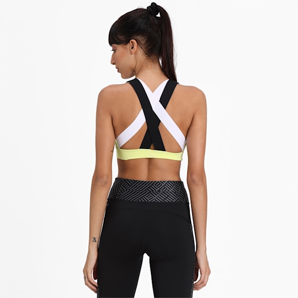 Feel It Women's Mid Impact Training Bra, Sunny Lime, extralarge-IND