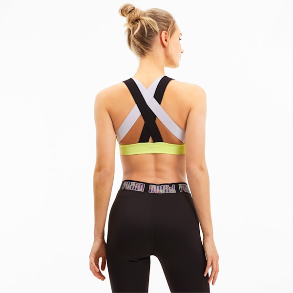 Feel It Women's Mid Impact Bra, Sunny Lime, extralarge