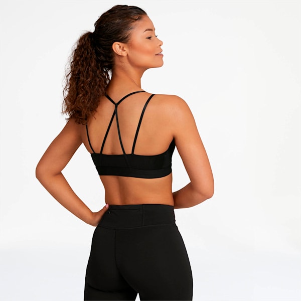 Top corto Strappy Studio para mujer, Puma Black, extralarge