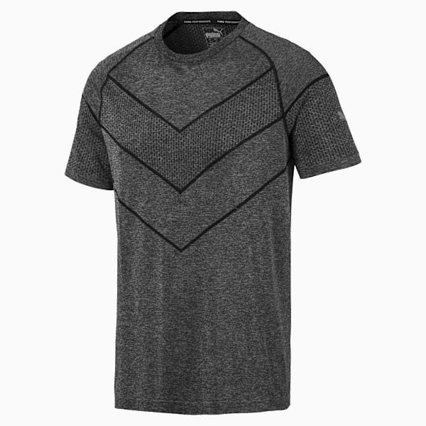 Reactive evoKNIT Men's Tee, Puma Black Heather, extralarge