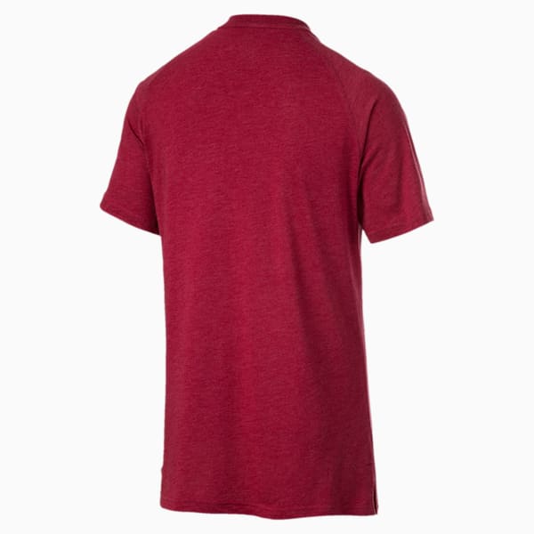 Reactive Short Sleeve Men's Training Tee, Rhubarb Heather, extralarge-IND