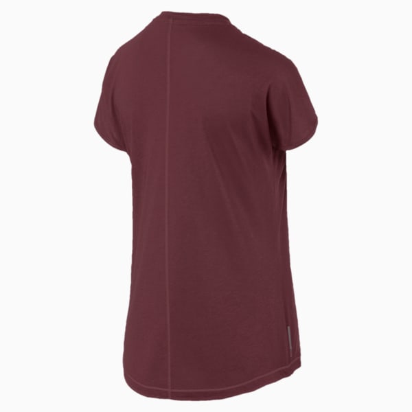 PUMA Cat Women's Tee, Vineyard Wine, extralarge