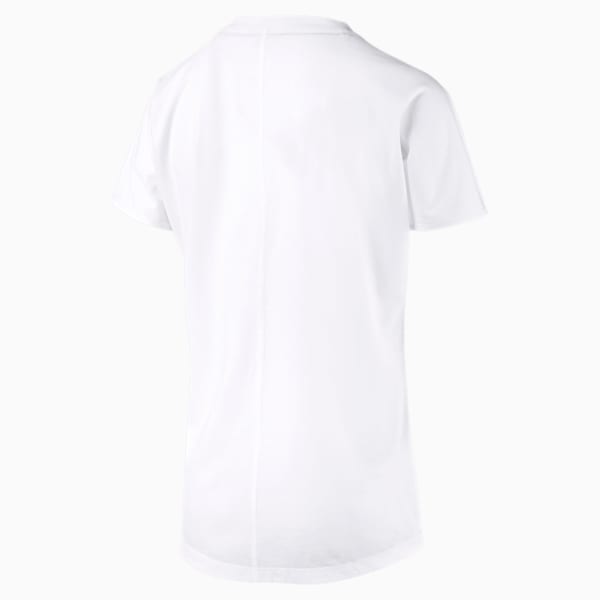PUMA Cat Women's Tee, Puma White-CAT Q3, extralarge