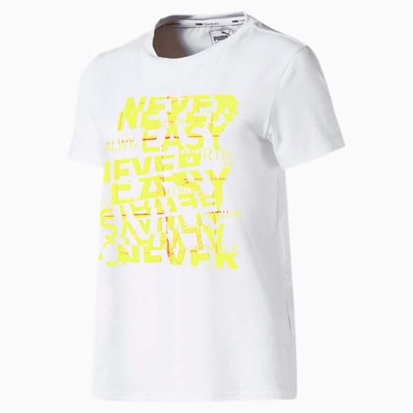 Be Bold Women's Graphic Tee, Puma White, extralarge