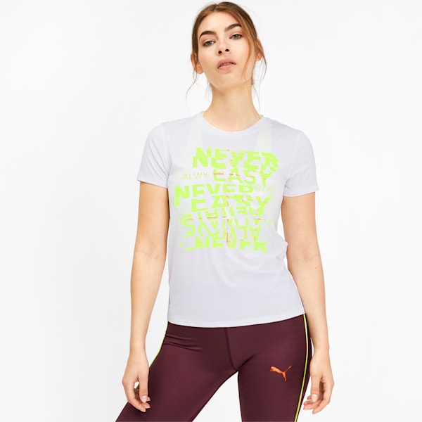 Be Bold Women's Graphic Tee, Puma White, extralarge