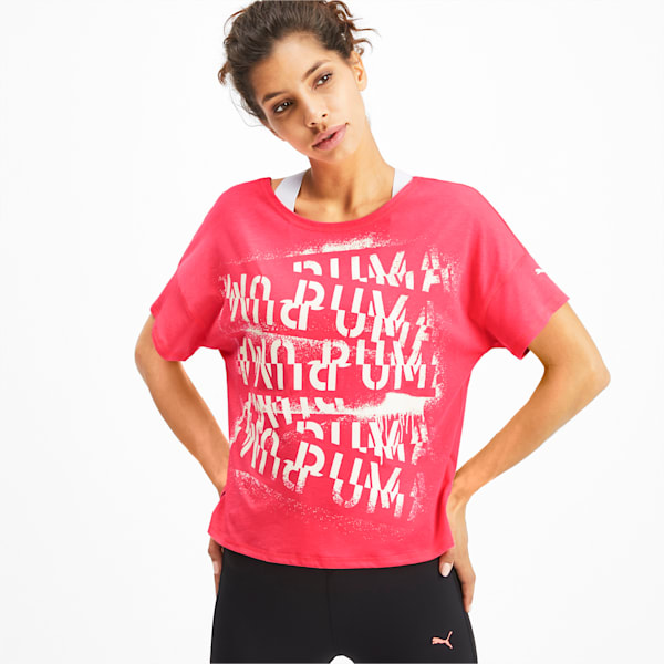 HIT Feel It dryCELL Women's Training T-Shirt, Pink Alert