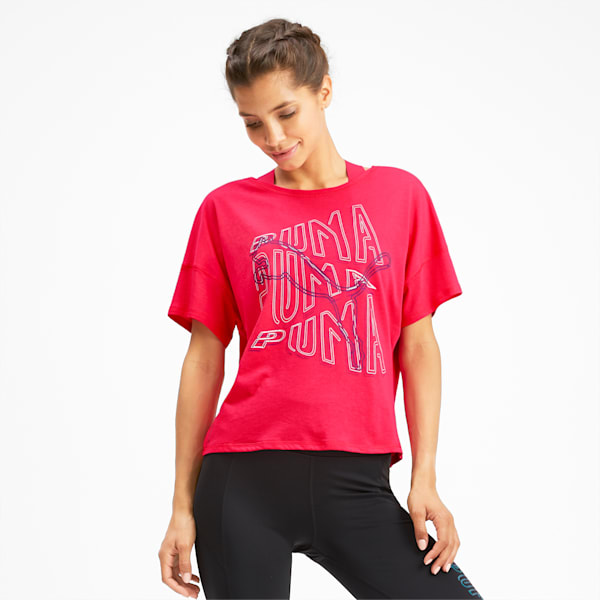 HIT Feel It dryCELL Women's Training T-Shirt, Nrgy Rose, extralarge-IND