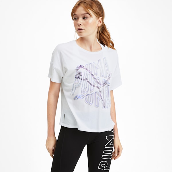 HIT Feel It Women's Tee, Puma White, extralarge