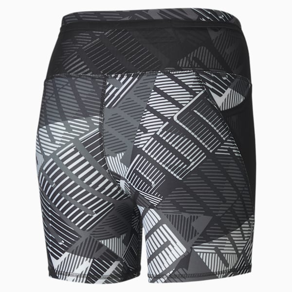 Be Bold Women's Graphic Shorts, Puma Black-Puma White-Q1 Prt, extralarge