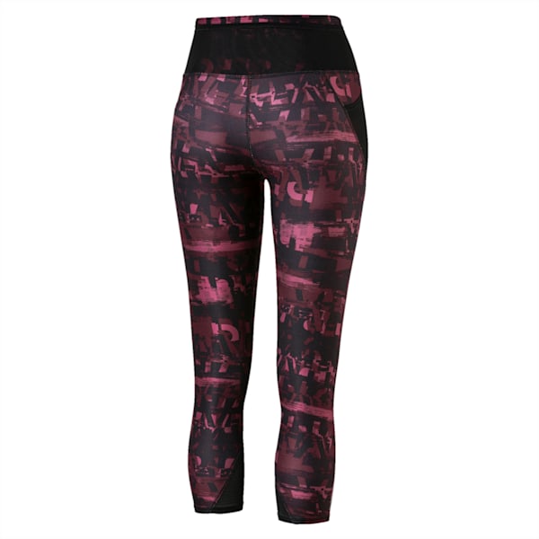 Be Bold All-Over Print 3/4 dryCELL Women's Training Tights, Vineyard Wine