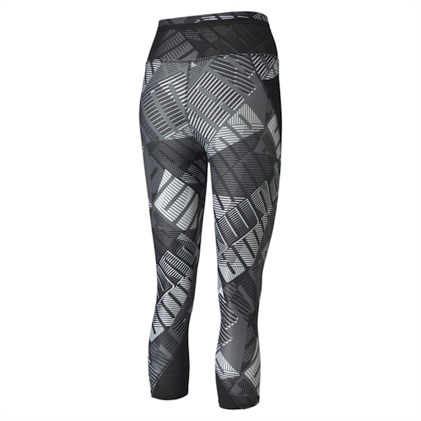 Be Bold All-Over Print 3/4 dryCELL Women's Training Tights, Puma Black-Puma White-Be Bold Q1 Prt