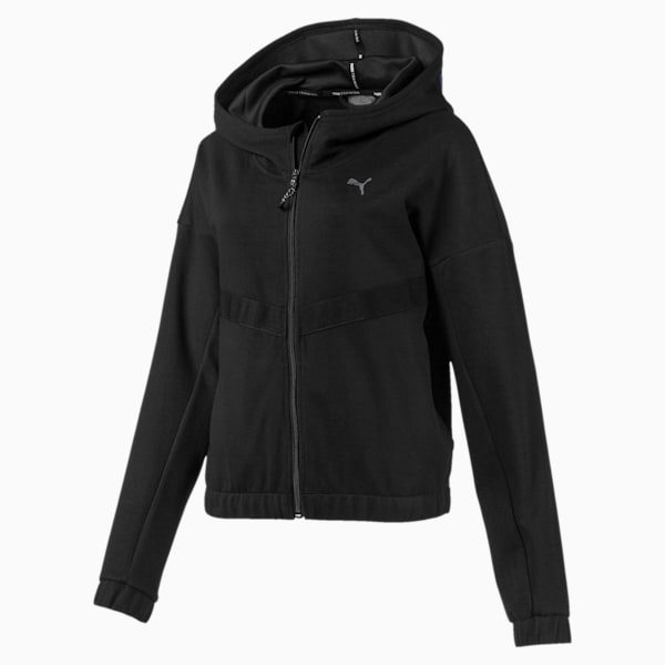 HIT Feel It Women's Sweat Jacket, Puma Black, extralarge