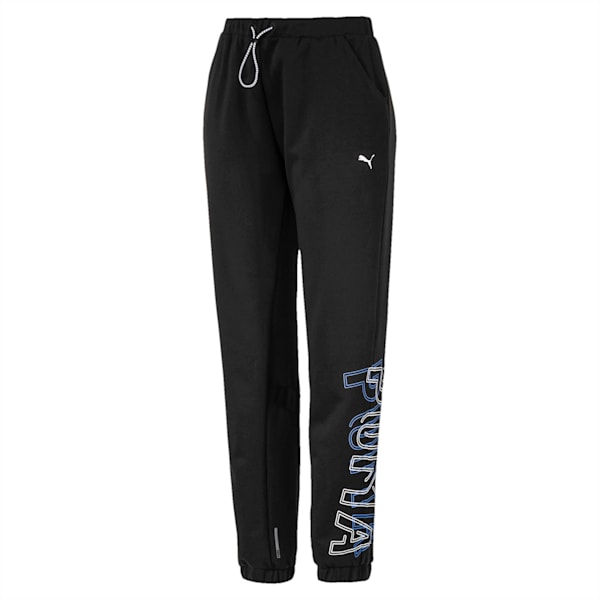 HIT Feel It Knitted Women's Training Sweatpants, Puma Black, extralarge-IND