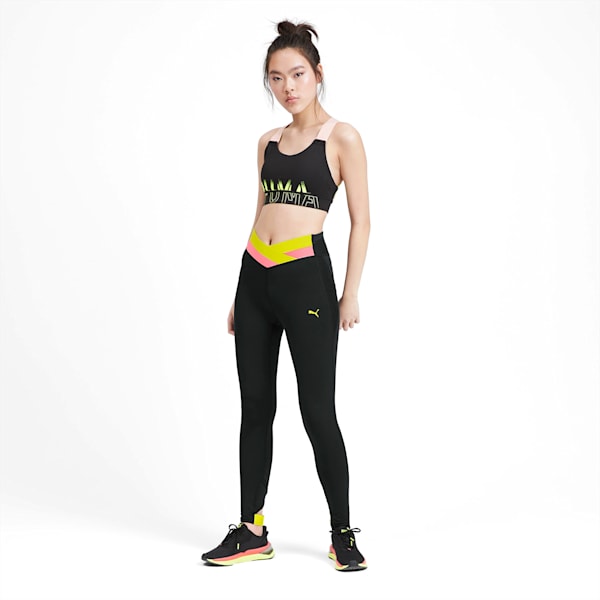 Blue and yellow puma leggings sales