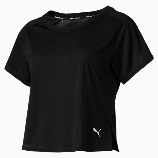 Logo Graphic Women's Tee, Puma Black, extralarge