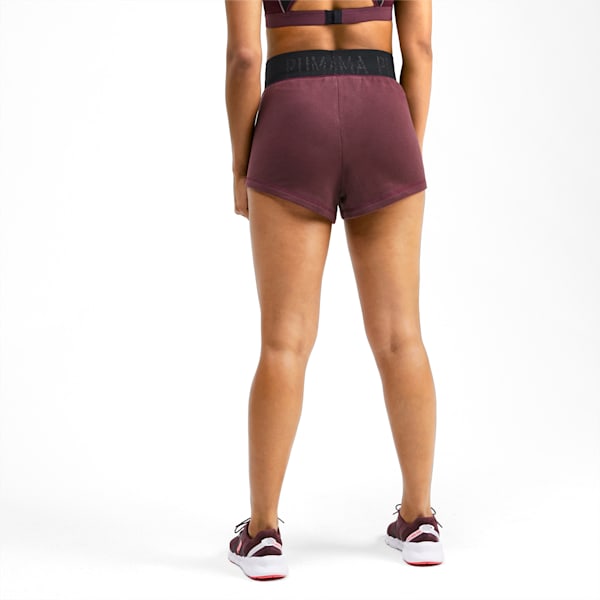 Logo Women's Shorts, Vineyard Wine Heather, extralarge