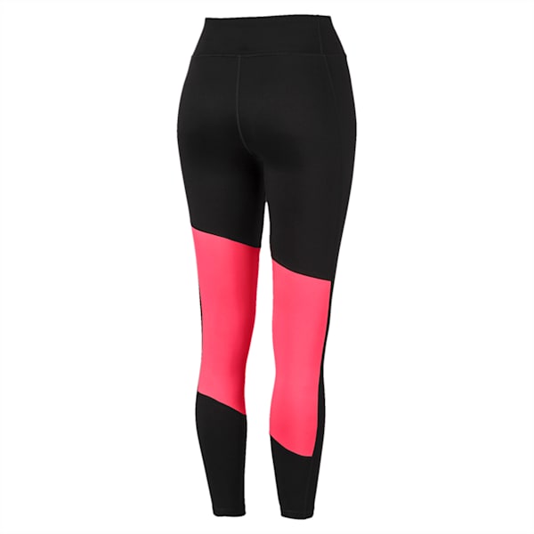 Logo 7/8 Graphic dryCELL Women's Training Leggings, Puma Black-Pink Alert, extralarge-IND