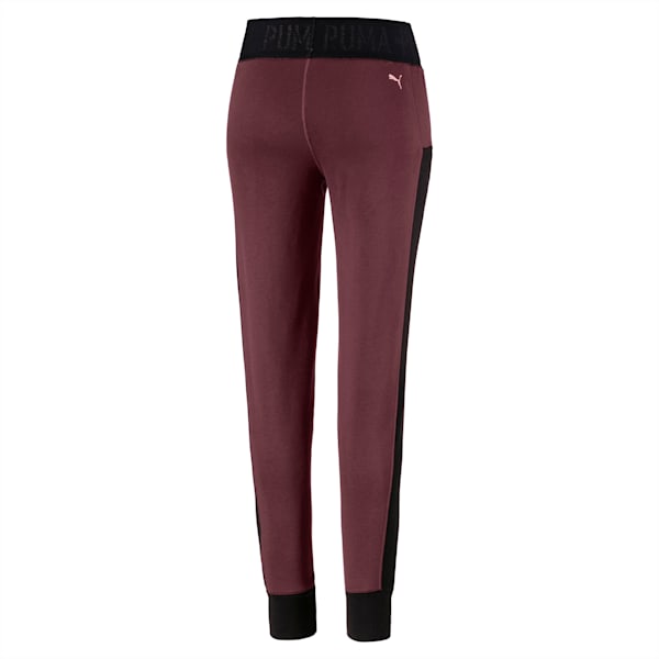 Puma Womens Queen Football Sweatpants Black/Pink XL
