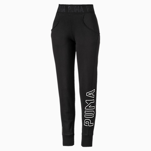 Logo Women's Sweatpants, Puma Black-Q4, extralarge