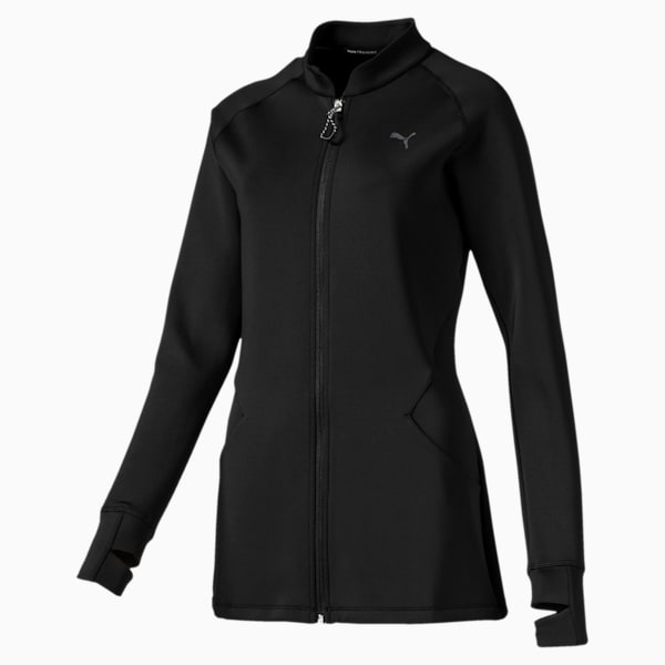 Studio Women's Knit Jacket, Puma Black, extralarge