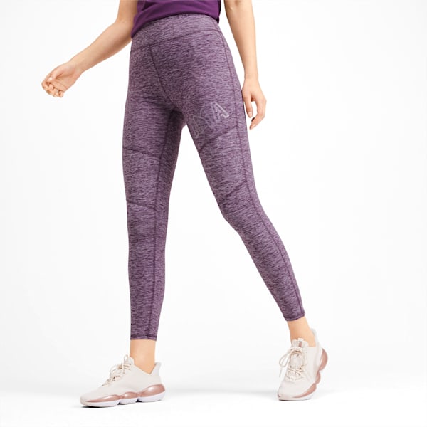 Studio Women's Leggings, Plum Purple Heather, extralarge