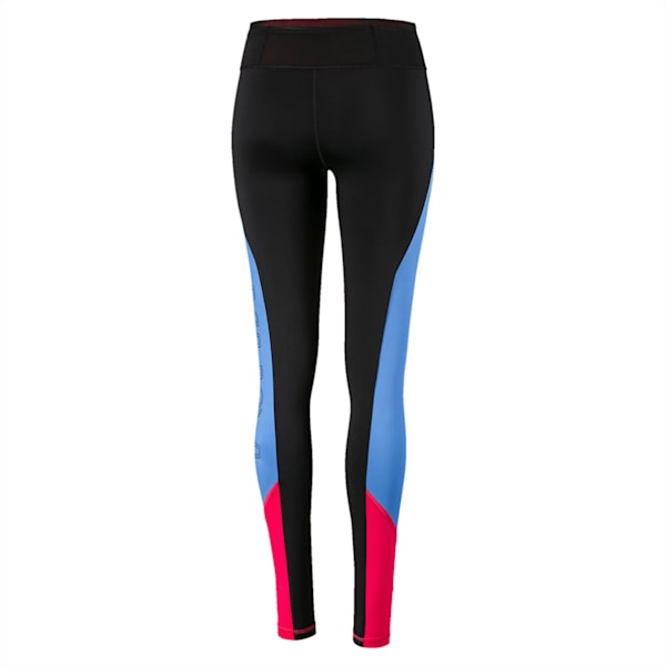 Be Bold Women's Training Leggings, Puma Black-Blue Glimmer, extralarge-IND