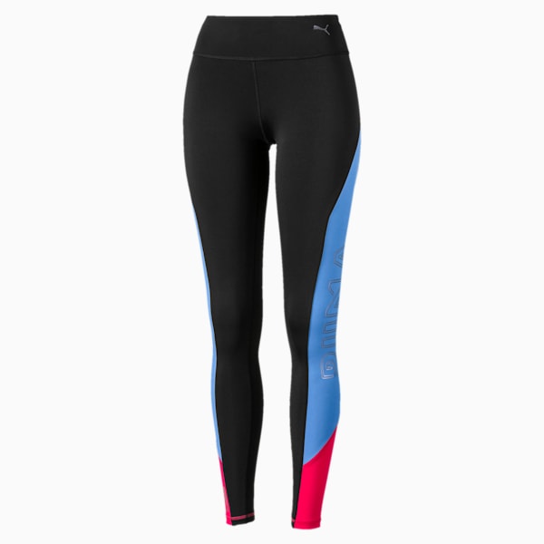 Be Bold Women's Leggings, Puma Black-Blue Glimmer, extralarge