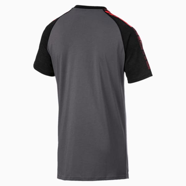 Collective Raglan Men's Tee, CASTLEROCK-Black Heather, extralarge-IND
