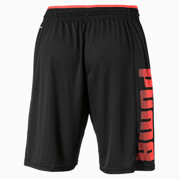 Collective Men's Knit Shorts, Puma Black-Nrgy Red, extralarge