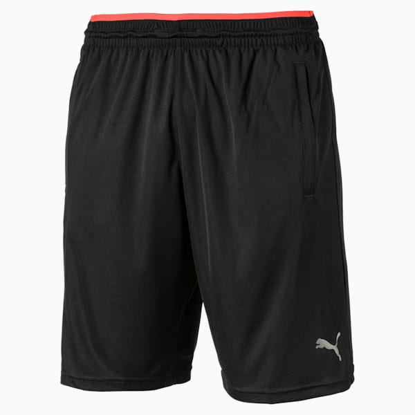 Collective Men's Knit Shorts, Puma Black-Nrgy Red, extralarge