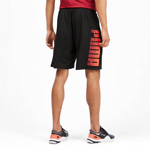 Collective Men's Knit Shorts, Puma Black-Nrgy Red, extralarge