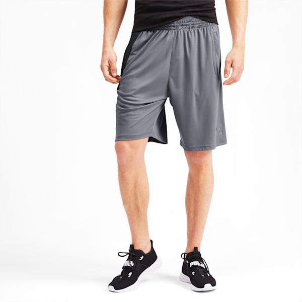 Collective Knitted Men's Training Shorts, CASTLEROCK-Puma Black, extralarge-IND