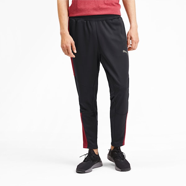 Blaster Woven dryCELL Men's Training Pants, Puma Black-Rhubarb, extralarge-IND