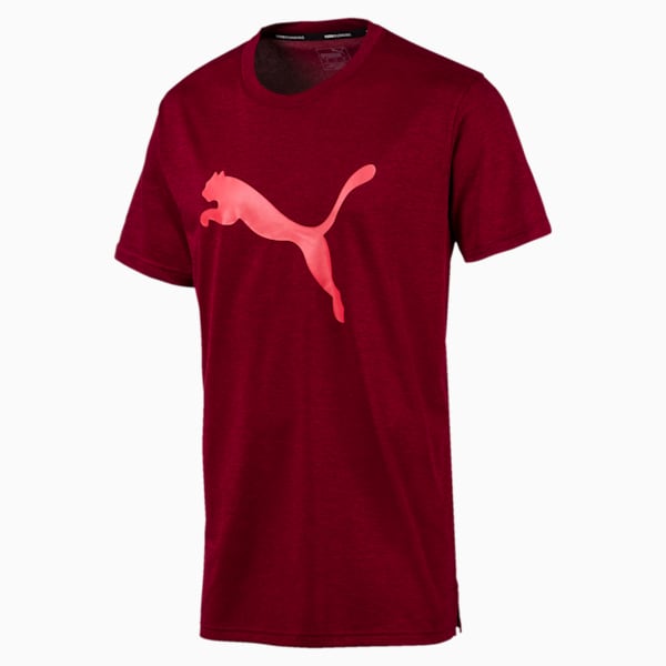 PUMA Heather Cat dryCELL Men's Training T-Shirt, Rhubarb Heather, extralarge-IND