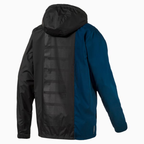 Collective Men's Woven Jacket, Puma Black-Gibraltar Sea, extralarge
