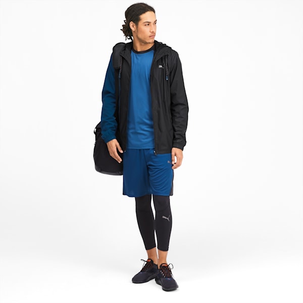 Collective Men's Woven Jacket, Puma Black-Gibraltar Sea, extralarge