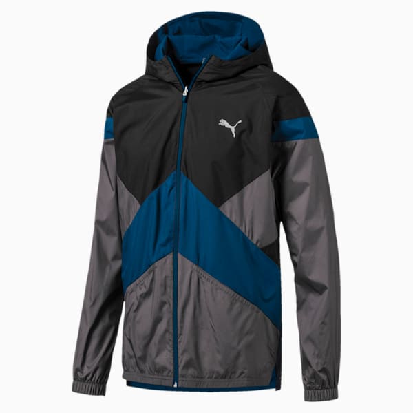 Thermostyles Men's Reversible Windbreaker Jacket