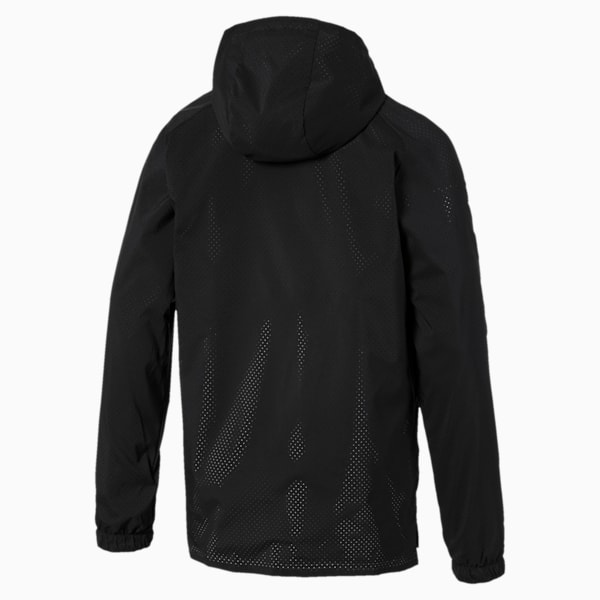 Reactive Men's Reversible Jacket, CASTLEROCK-Puma Black-Jaffa Orange, extralarge