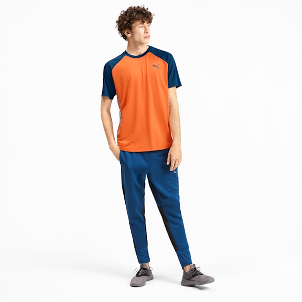 Collective Loud Men's Tee, Jaffa Orange-Gibraltar Sea, extralarge