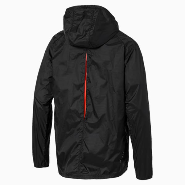 Lightweight Men's Hooded Jacket, Puma Black, extralarge