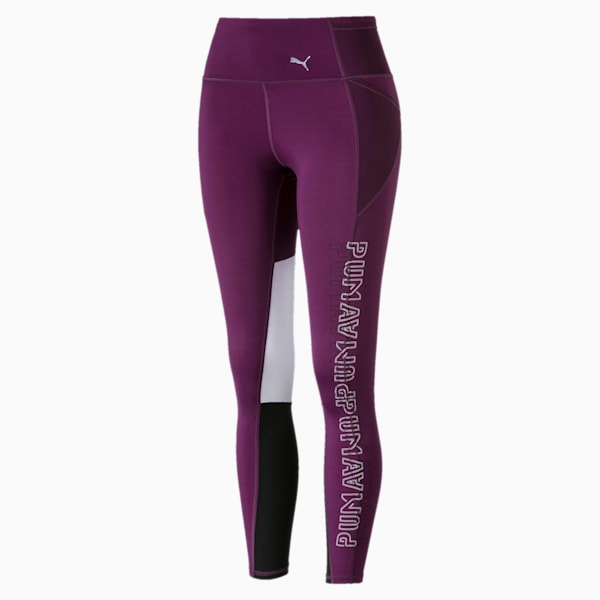 Feel It Women's 7/8 Leggings, Plum Purple, extralarge
