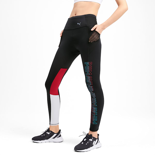 Feel It Women's 7/8 Leggings, Puma Black, extralarge